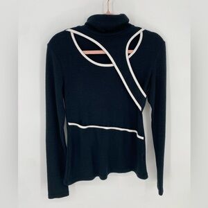 Patty Boutic cut out cowl neck sweater medium